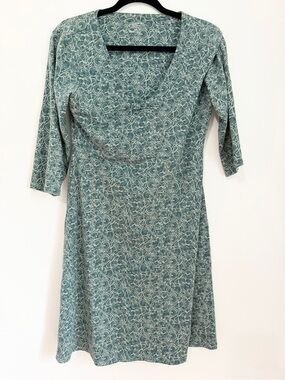Toad & Co mini dress v neck Rosalinda medium organic cotton